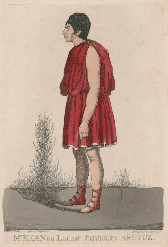 Edmund kean ('mr. kean as lucius junius, in brutus') npg d47084