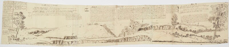 Plan of waterloo june 18 1815 npg d23296