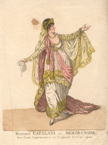 Angelica Catalani ('Madame Catalani in Semiramide') NPG D13420