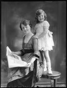 Beatrice Marion (née Hall), Viscountess Finlay; Hon. Rosalind Mary Hayes (née Finlay) NPG x75074
