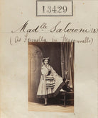 Mademoiselle Salvioni as Fenella in 'Masaniello' NPG Ax63062