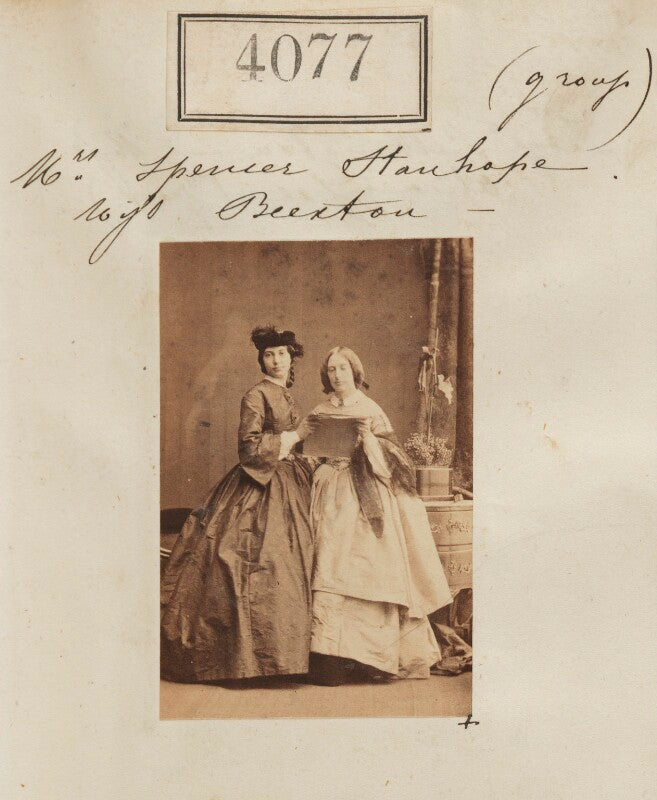 Mrs spencer stanhope; miss buxton npg ax54092