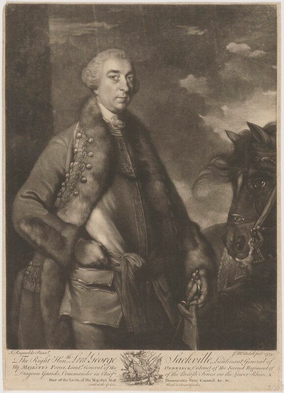 George sackville germain, 1st viscount sackville npg d39982
