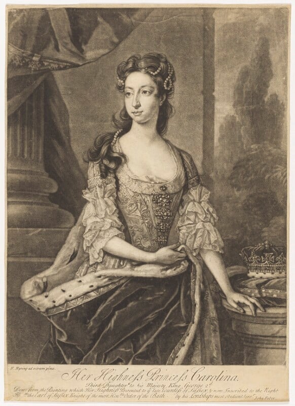 Princess caroline elizabeth npg d7957