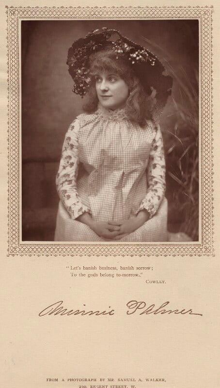 Minnie palmer as tina in 'my sweetheart' npg x134635