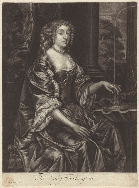 Isabella (née de nassau), countess of arlington npg d30524