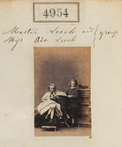 John Charles Warrington Leech; Ada Rose Gillett (née Leech) NPG Ax54962