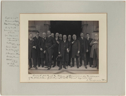 'Lunch party at the House of Commons on the occasion of the presentation of photographs to the "House"' NPG x128579