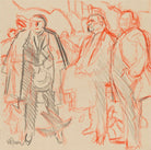 Trade Unionists (sketch) (Joe Gormley; Sidney Weighell; Thomas Jackson) NPG 5793(4)
