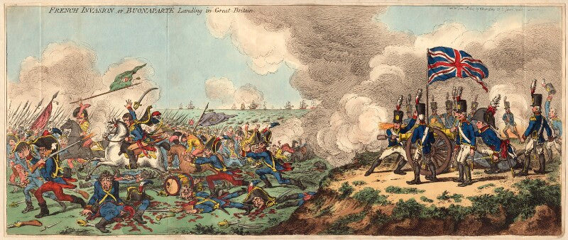 Napoléon bonaparte ('french invasion   or   buonaparte landing in great britain') npg d13100
