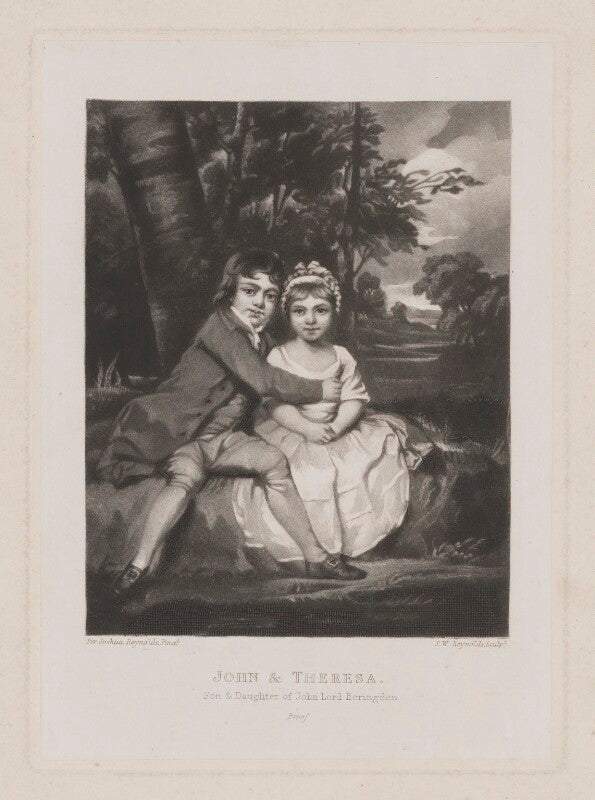 John parker, 1st earl of morley; theresa villiers (née parker) npg d39034