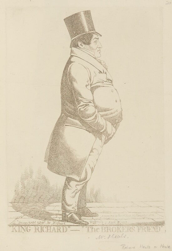 Richard heals (heale) ('"king richard"   "the brokers friend"') npg d13331