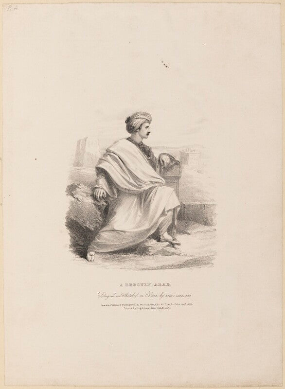 'a bedouin arab' npg d40575