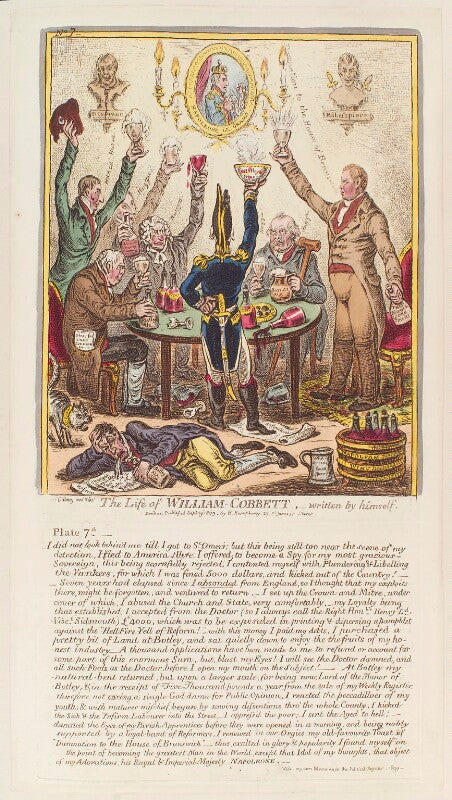 'the life of william cobbett   written by himself. no 7' npg d12930
