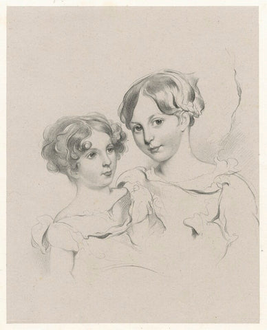 Two unknown girls NPG D21803