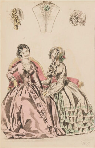 Demi toilette and morning visiting dress, June 1847 NPG D47973