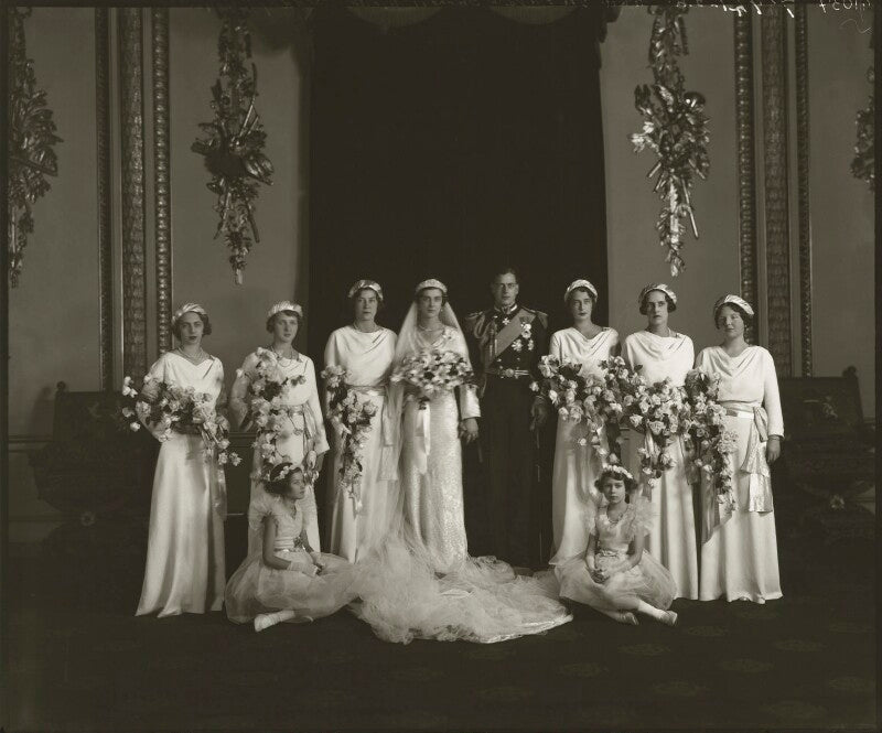The wedding of prince george, duke of kent and princess marina, duchess of kent npg x95788