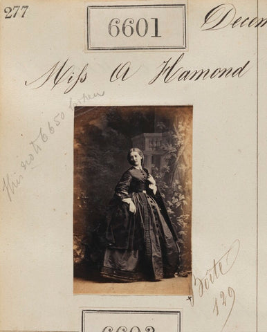 Miss A. Hammond NPG Ax56534