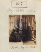 Maria Harriett (née Hesketh), Lady Haldon and one of her sons NPG Ax50479