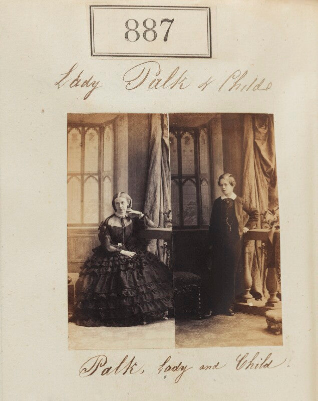 Maria harriett (née hesketh), lady haldon and one of her sons npg ax50479