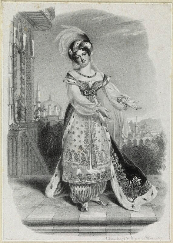 'madame ronzi de begnis as fatima' npg d21954