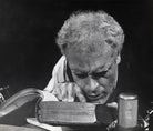 Patrick Magee as Krapp in 'Krapp's Last Tape' NPG x127345