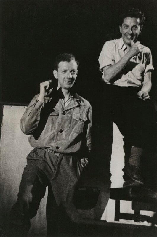 Benjamin britten and sir frederick ashton npg x15217