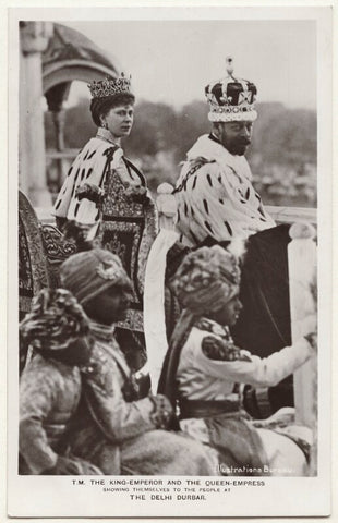 'T.M. the King-Emperor and the Queen-Empress showing themselves to the people at the Delhi Durbar' NPG x135945