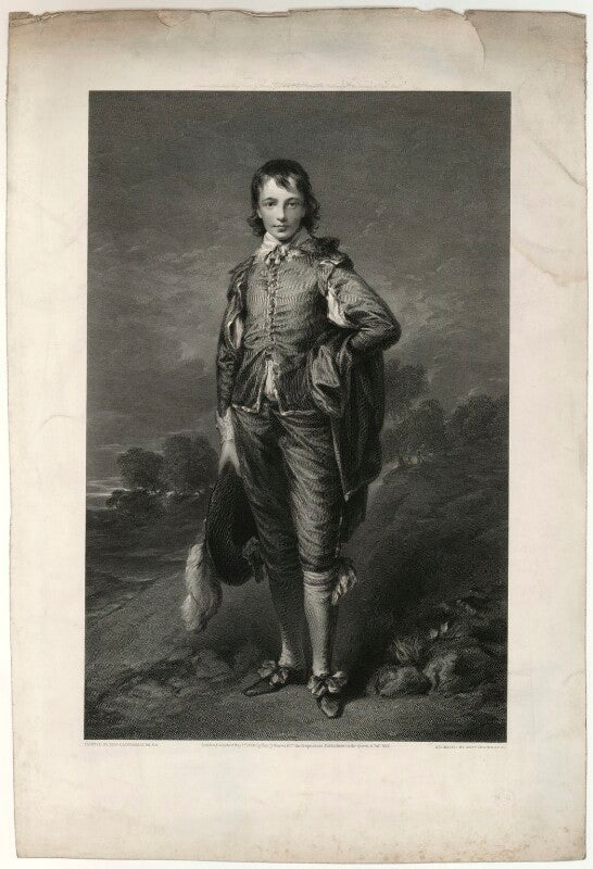 'the blue boy' (jonathan buttall) npg d32507