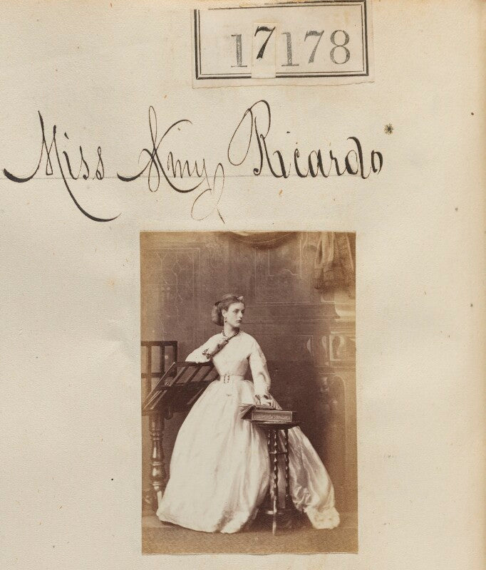 Amy mary (née ricardo), countess of march npg ax65051