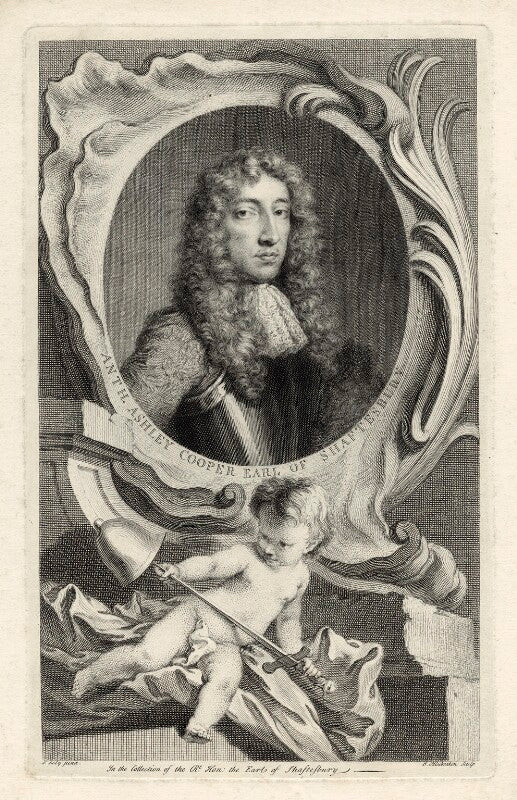Anthony ashley cooper, 1st earl of shaftesbury npg d29849