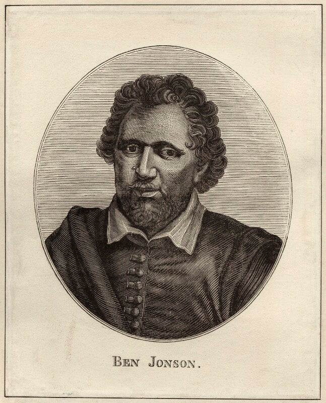 Benjamin ('ben') jonson npg d27951