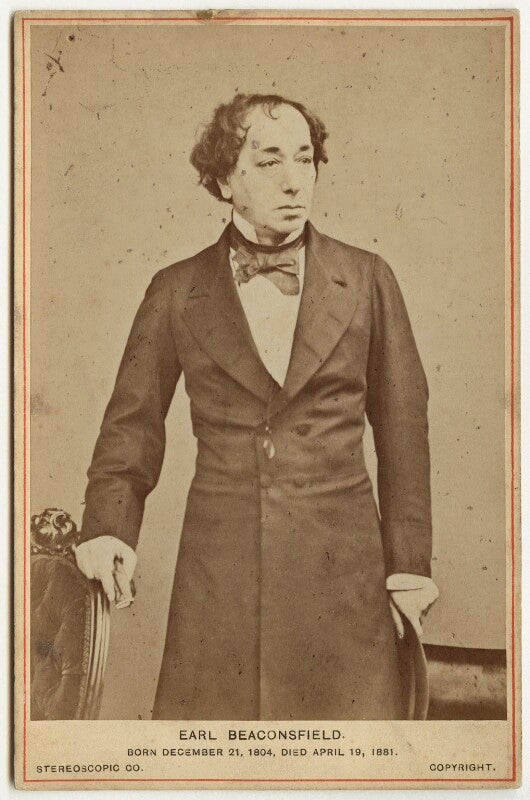 Benjamin disraeli, earl of beaconsfield npg x651