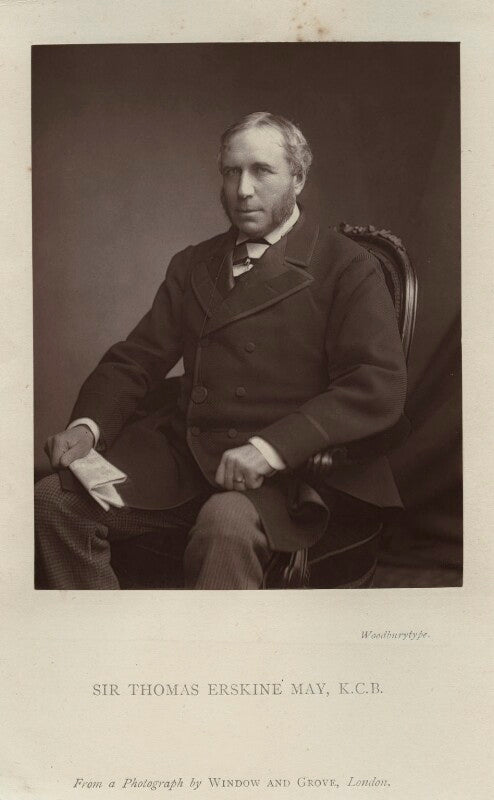 Thomas erskine may, 1st baron farnborough npg x128748