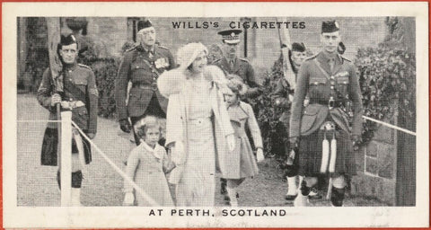 'At Perth, Scotland' (King George VI; Queen Elizabeth, the Queen Mother; Queen Elizabeth II; Princess Margaret; 4 Unknown sitters) NPG D47310