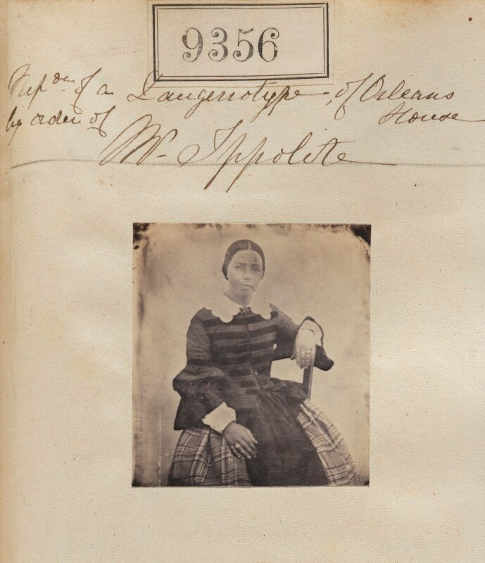 'reproduction of a daguerrotype of orleans house by order of mr ippolite' npg ax59162