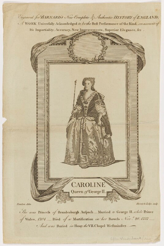 Caroline wilhelmina of brandenburg ansbach npg d48208