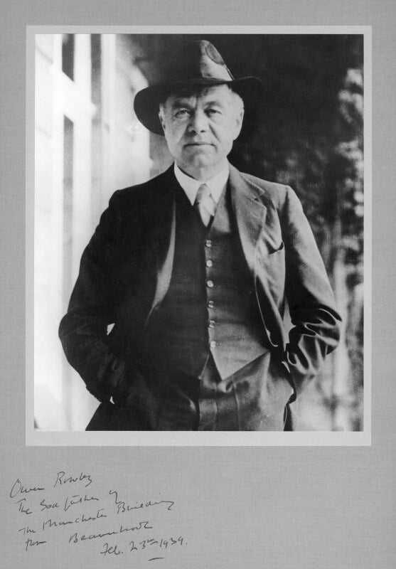 William maxwell aitken, 1st baron beaverbrook npg x88654