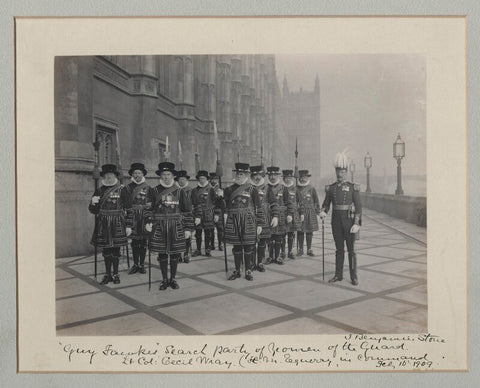 ''Guy Fawkes' Search Party of Yeomen of the Guard' NPG x135505