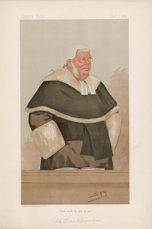 Sir lewis william cave ('judges. no. 42.') npg d44676