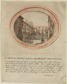 A View of the Library, Founded in 1429, by Richard Whittington NPG D24071