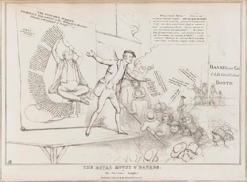 The rival mount o'banks. or the dorsetshire juggler npg d41065