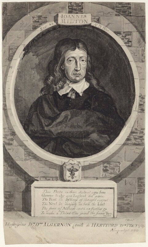 John milton npg d30108