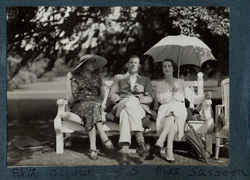 Edith olivier; siegfried sassoon; hester sassoon (née gatty) npg ax143666