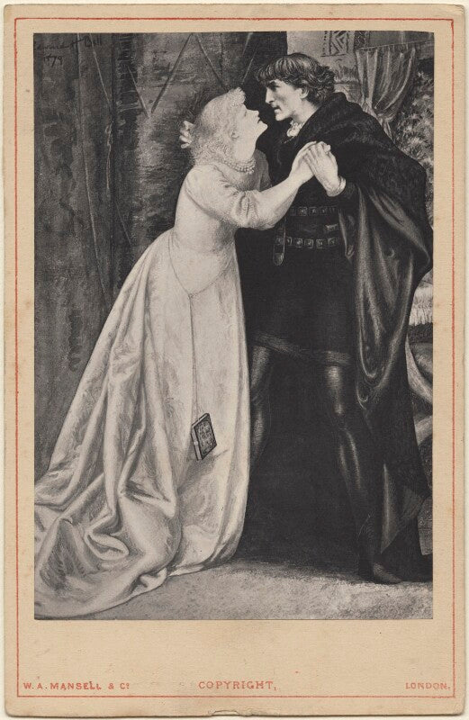 Ellen terry and sir henry irving as ophelia and hamlet npg d48658