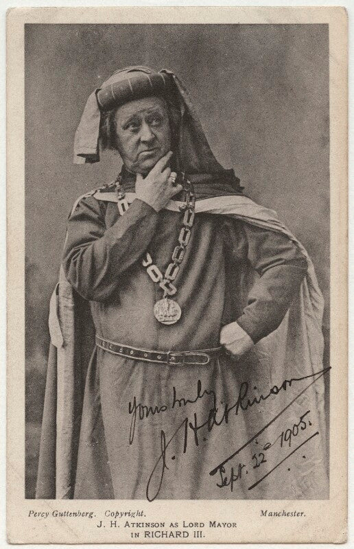 James henry atkinson as the lord mayor in 'richard iii' npg x340