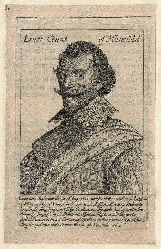 Ernst von mansfeld, count von mansfeld npg d20865