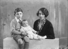 Hon. Alice Mary Wade (née de Grey) with her sons David Philip Wade and Richard Murray Wade NPG x153722