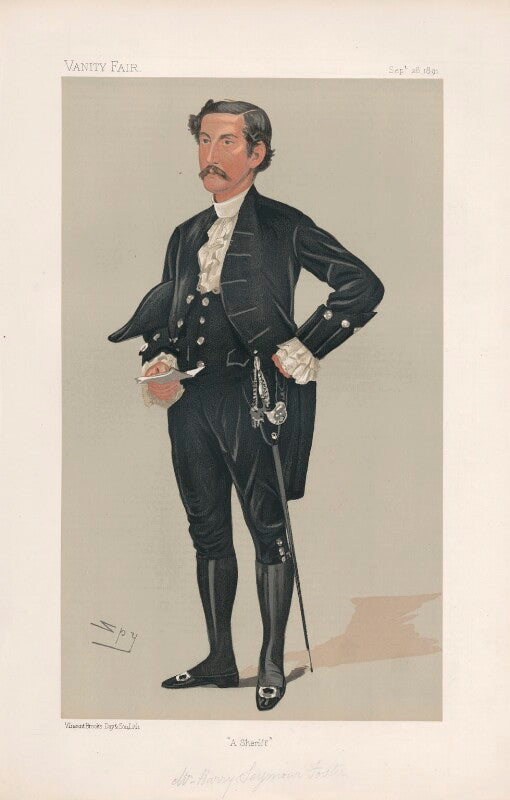 Sir harry seymour foster ('men of the day. no. 518.') npg d44561