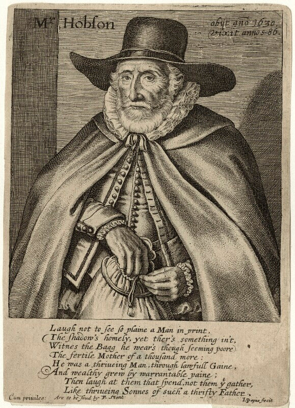 Thomas hobson npg d28491